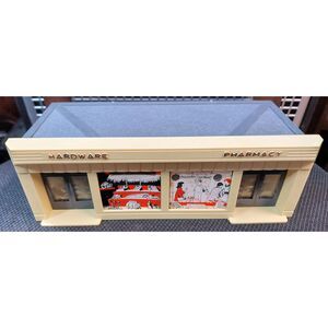 Plasticville Hardware & Pharmacy Store Vintage 1950's O & S Gauge assembled